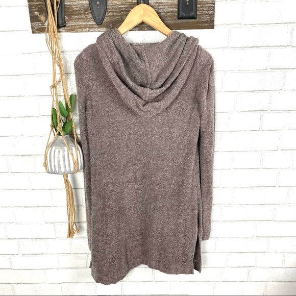 Barefoot Dreams Cozy chic lite Hooded Cardigan XS - Picture 8 of 10